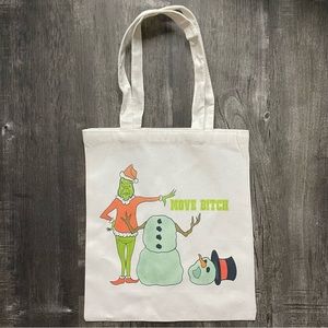 Grinch tote bag
